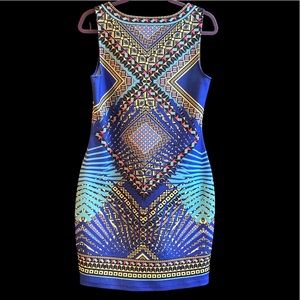 Peachpuff at Bloomingdale’s Atzec Mini bodycon dress